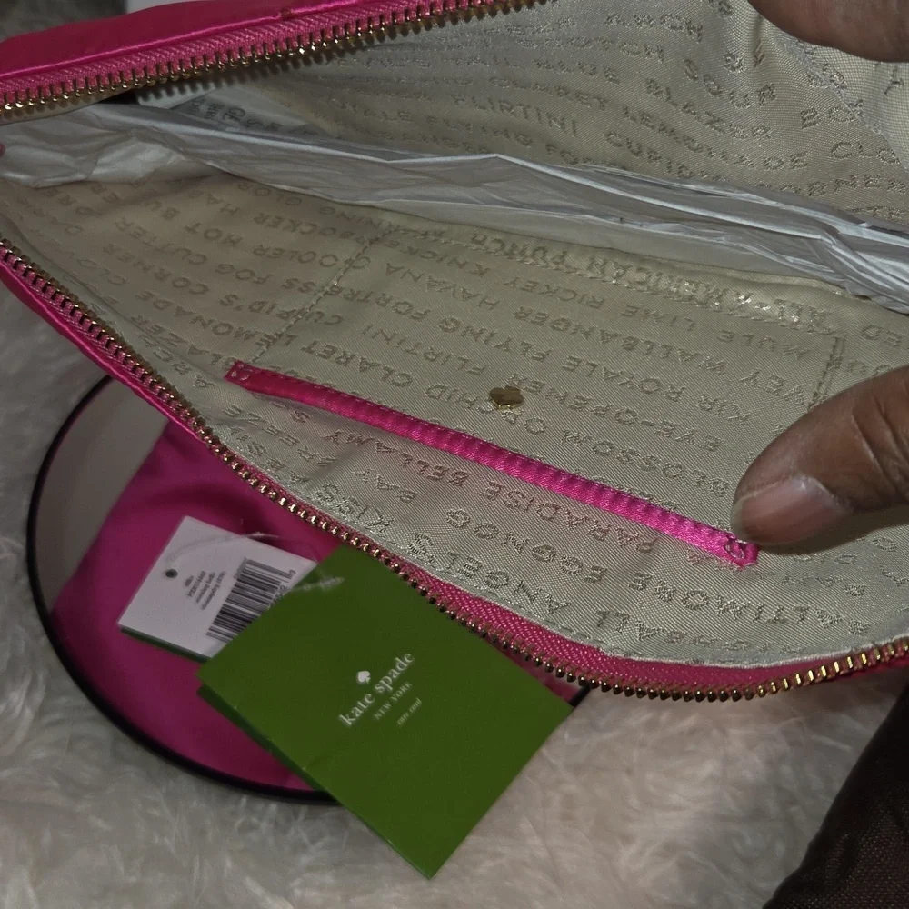 Kate Spade NWTs Evening Belle Silka Bow Clutch